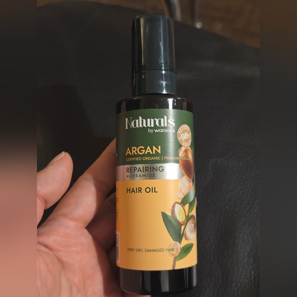 Argan Hair Oil  NATURALS  BY WATSONS 100ml
